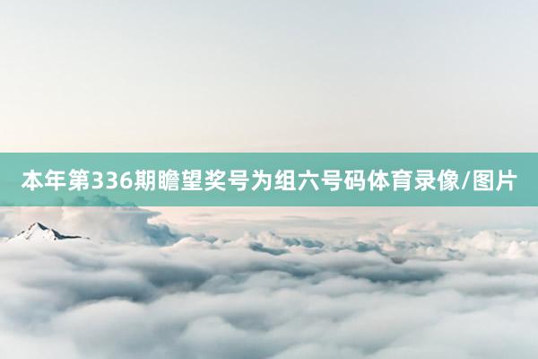 本年第336期瞻望奖号为组六号码体育录像/图片