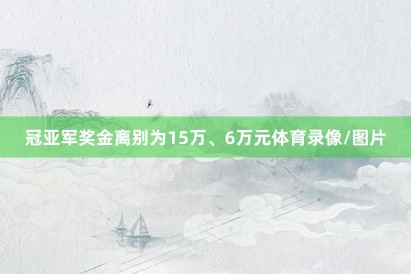 冠亚军奖金离别为15万、6万元体育录像/图片