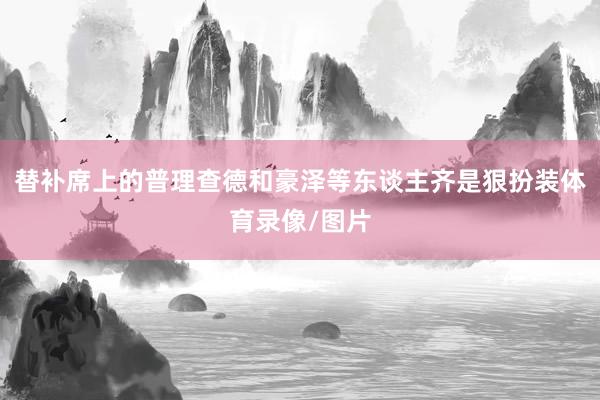 替补席上的普理查德和豪泽等东谈主齐是狠扮装体育录像/图片