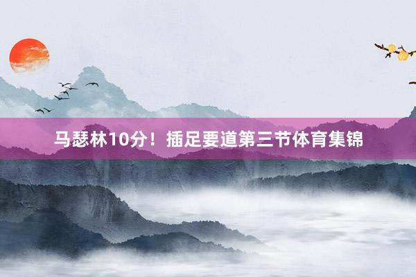 马瑟林10分！插足要道第三节体育集锦