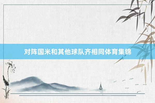 对阵国米和其他球队齐相同体育集锦
