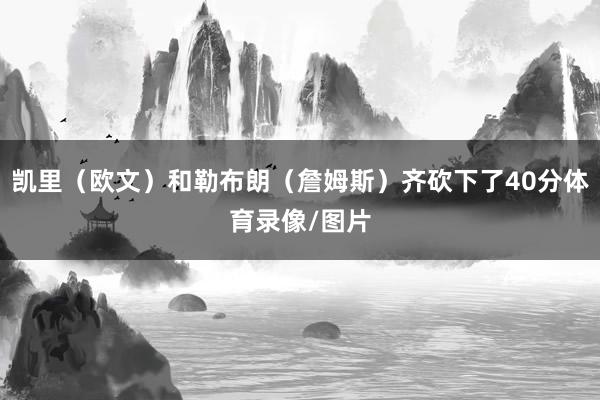 凯里（欧文）和勒布朗（詹姆斯）齐砍下了40分体育录像/图片