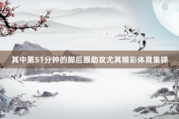 其中第51分钟的脚后跟助攻尤其精彩体育集锦