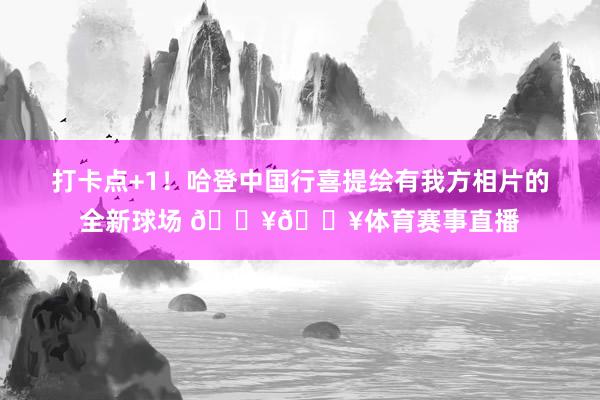打卡点+1！哈登中国行喜提绘有我方相片的全新球场 🔥🔥体育赛事直播